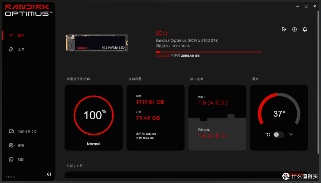 换肤登场 传承经典!SANDISK Optimus GX PRO 8100 NVMe SSD评测