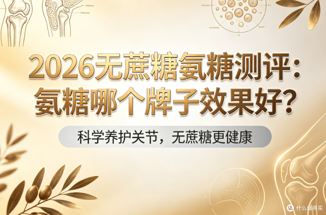 2026无蔗糖氨糖测评，三高老人也能放心吃