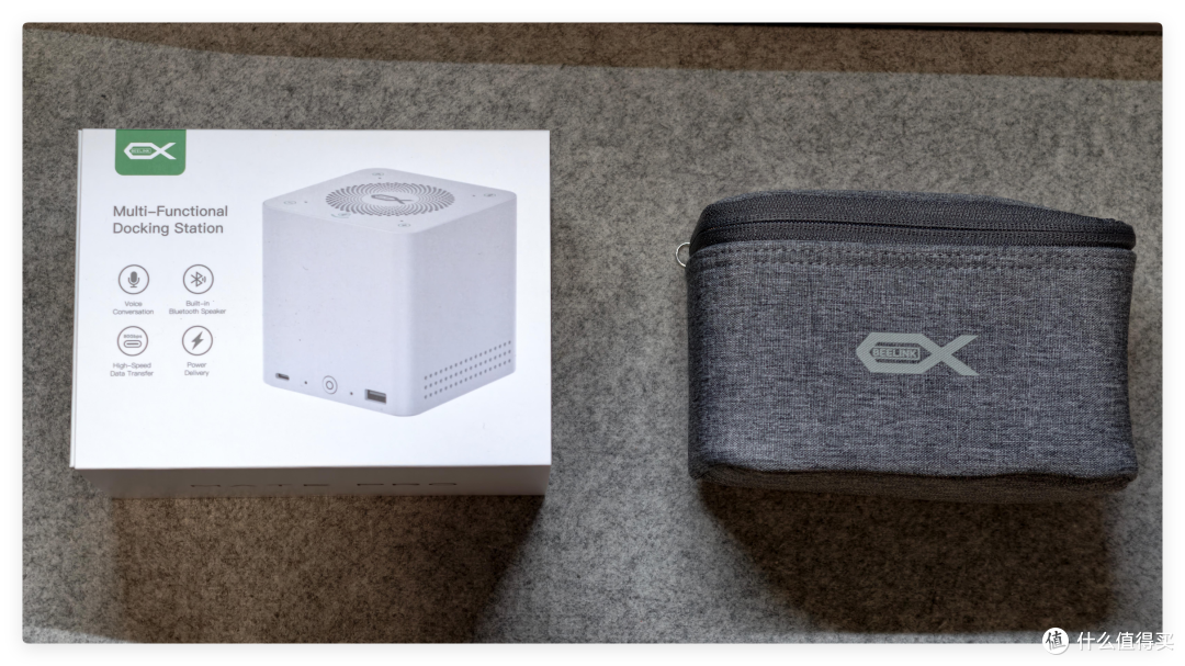 80Gbps 双UBS4 扩展坞，供电/存储/网口/音响 — 零刻 Mate Pro