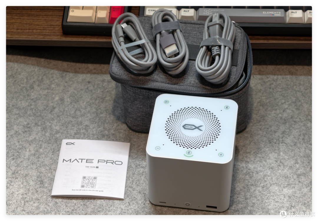 80Gbps 双UBS4 扩展坞，供电/存储/网口/音响 — 零刻 Mate Pro