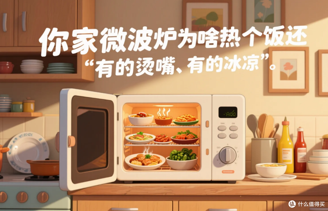 你家微波炉为啥热个饭还“有的烫嘴、有的冰凉”?问题出在这儿