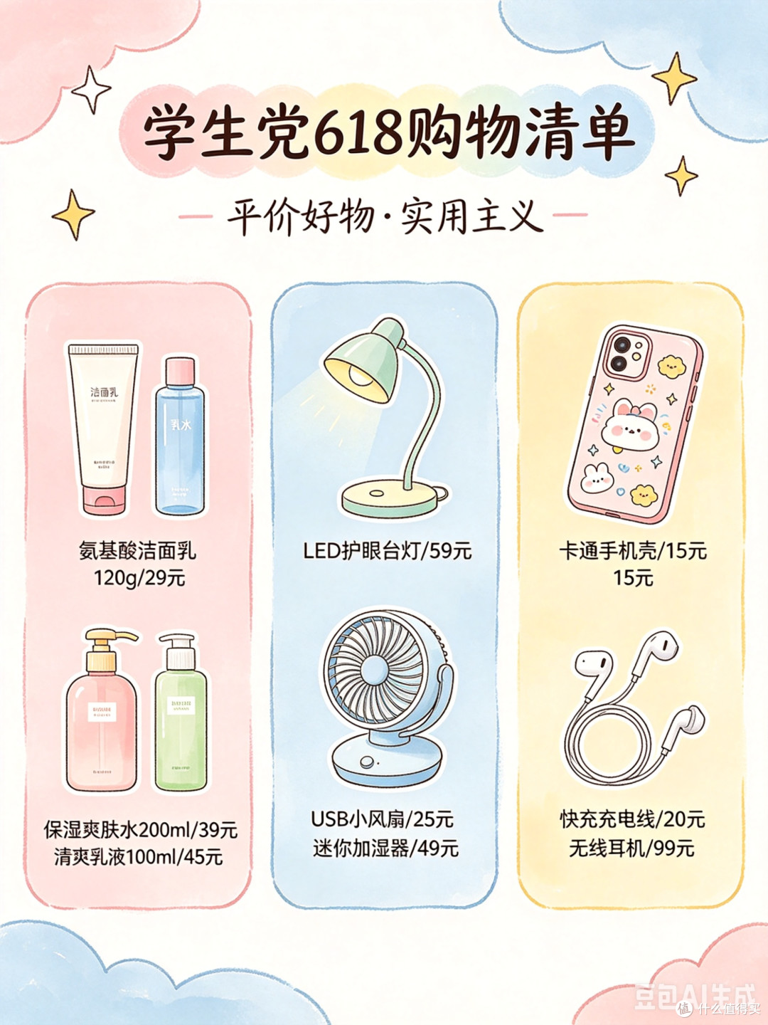 618真实种草手记!百元内无踩雷,平价刚需好物合集
