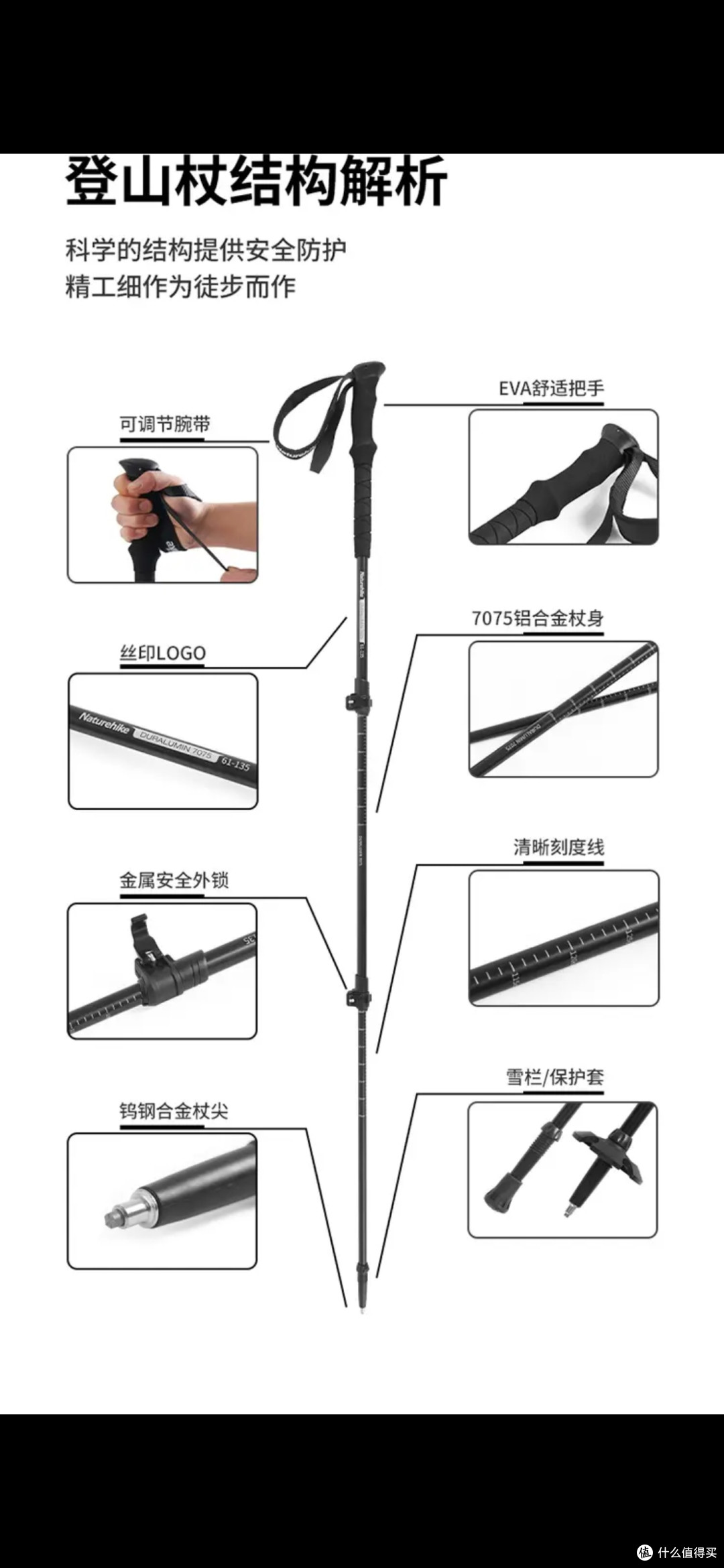 百元内专业级登山杖推荐