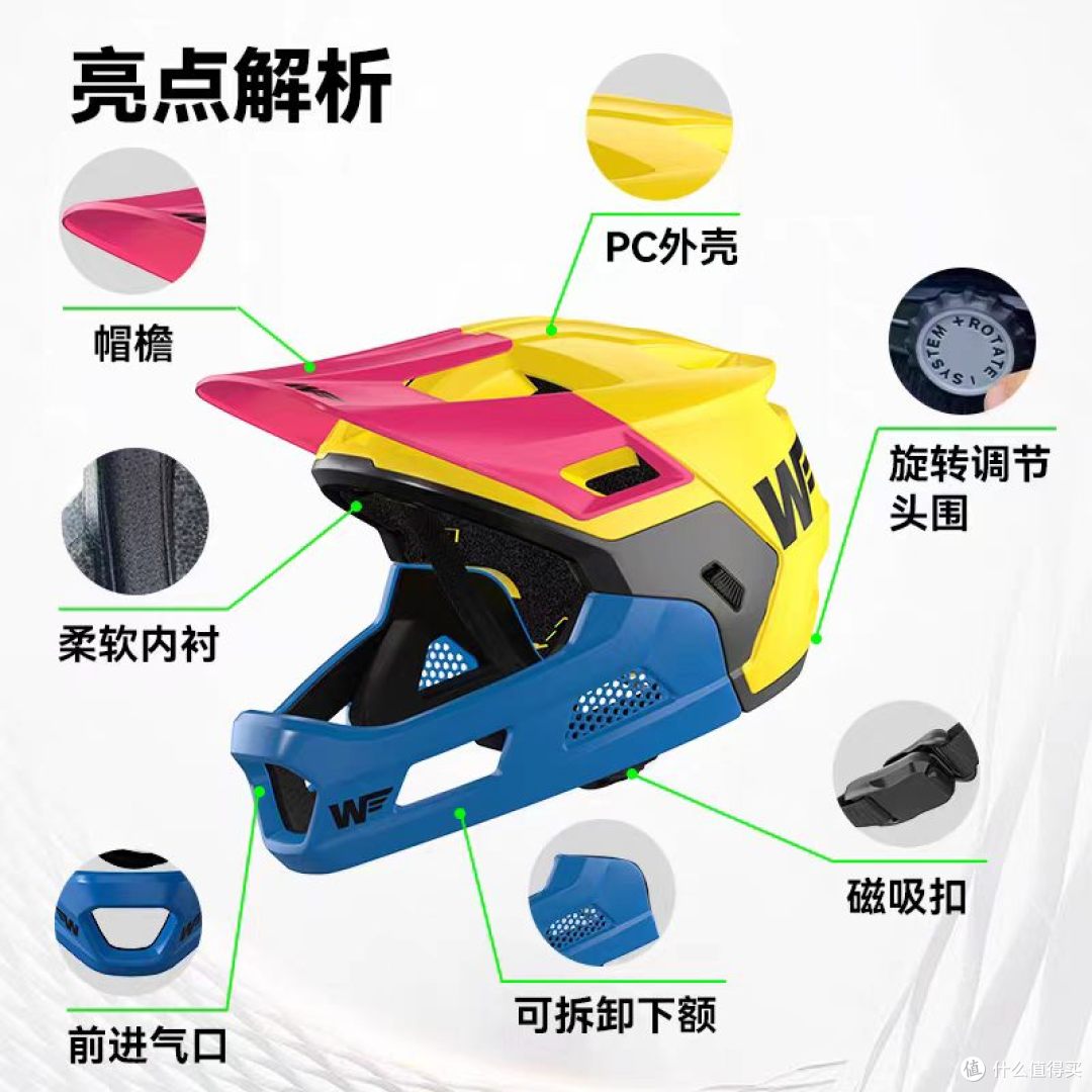 FOX儿童全盔|宝妈必入的越野骑行安全神器✨