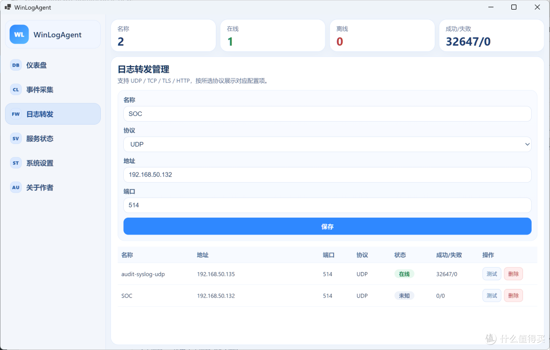 Windows日志采集:从NXLog到Winlogbeat,国产免费 WinLogAgent