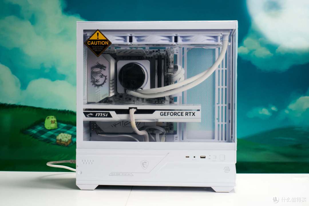 微星 B850M EDGE TI MAX WIFI:纯白 MATX 全能板