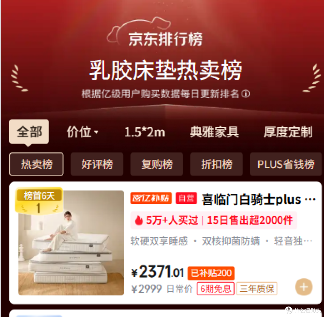 预算1000到3500,床垫选购指南来了!认准这3点!附高性价比型号