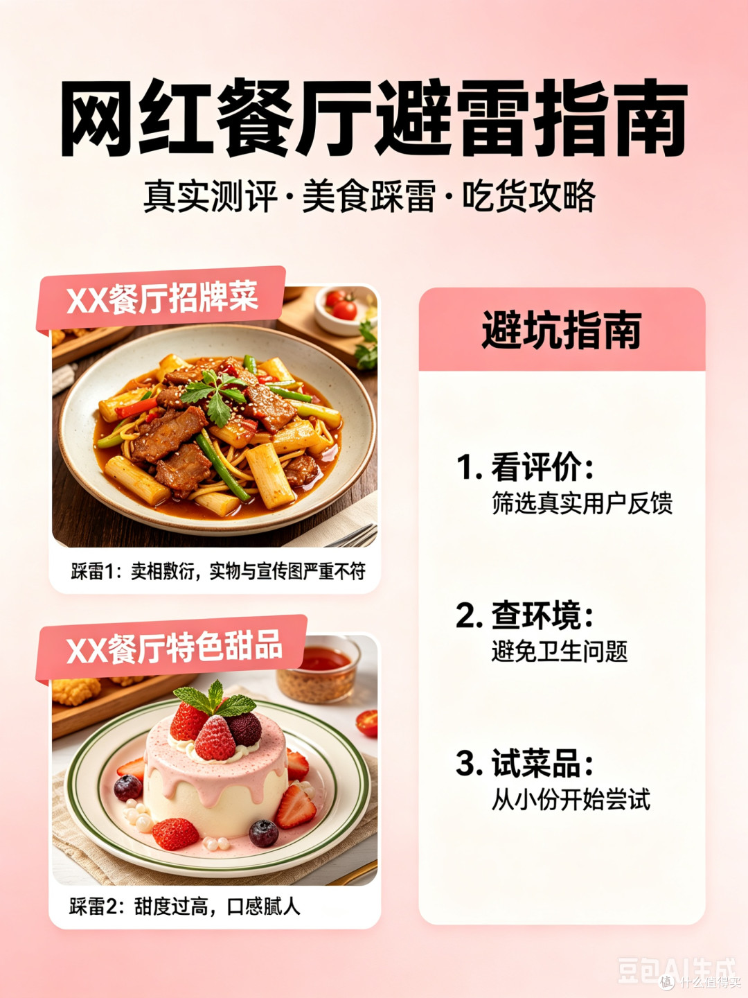 网红餐厅避雷指南:真实体验分享