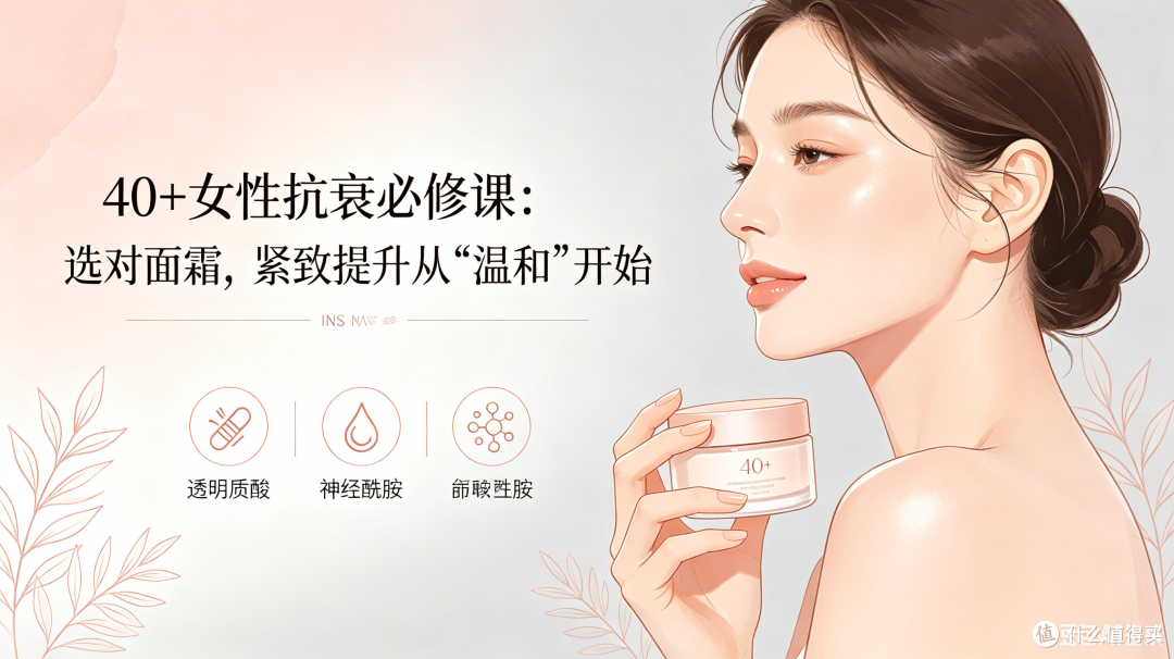 40+女性抗衰必修课:选对面霜,紧致提升从“温和”开始