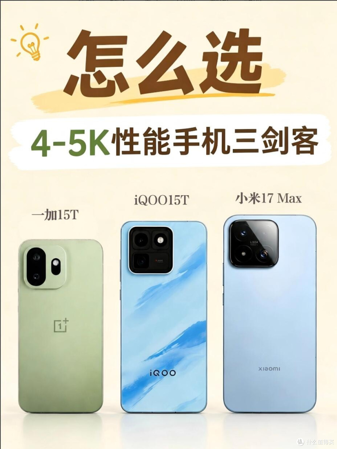 4-5K性能手机三剑客|毕业季换新机指南✨