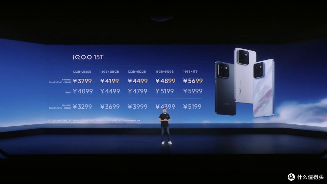 3299元起,iQOO 15T 发布:今年最能打的天玑电竞旗舰来了