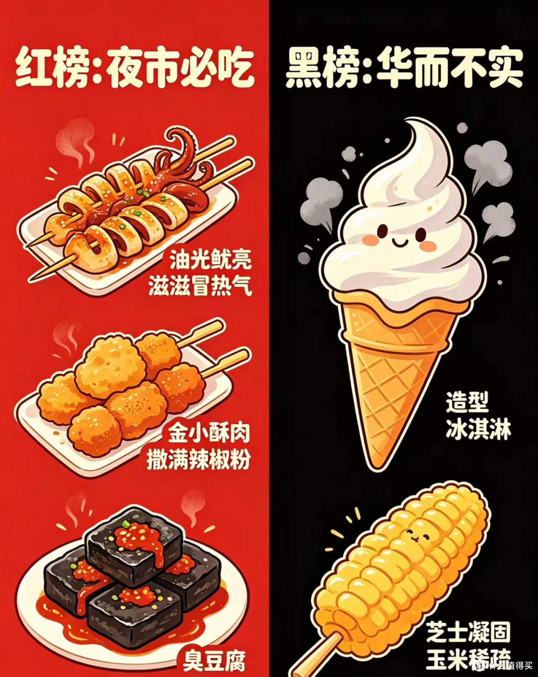 逛夜市,网红款值得排队吗?