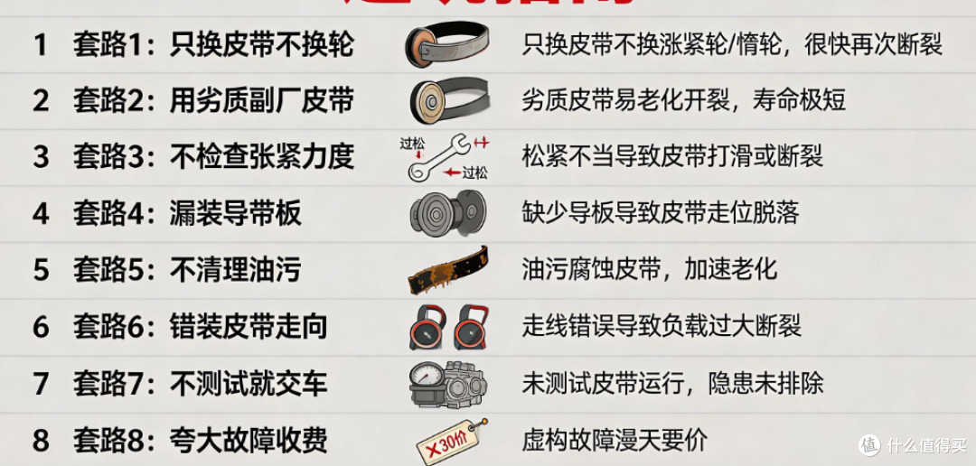半路抛锚元凶!汽车发电机皮带全套科普
