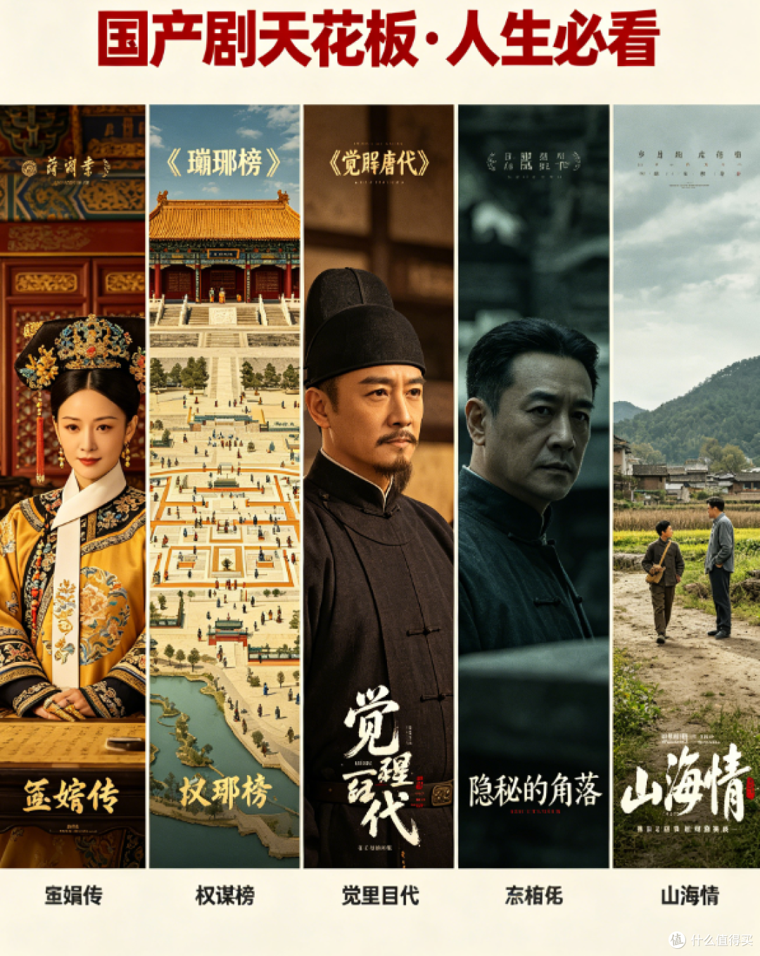 刷了 N 遍还想看!这 5 部国产神剧,每一部都是人生必看