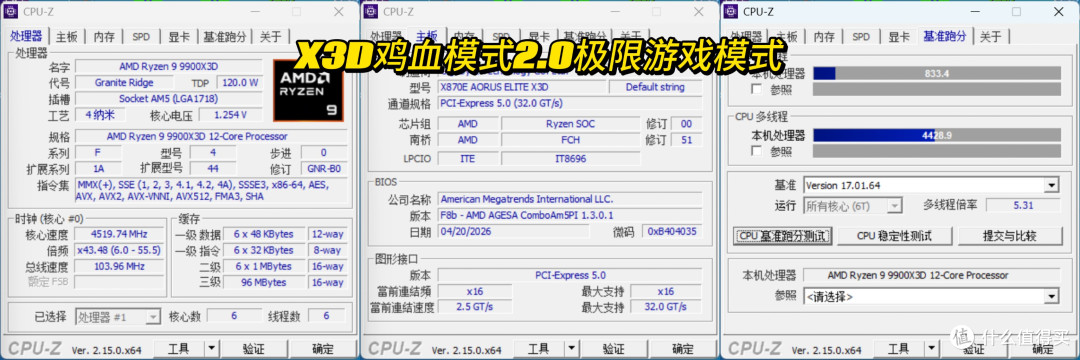 少花钱办大事,X3D鸡血模式2.0来袭!技嘉X870E X3D小雕主板实测