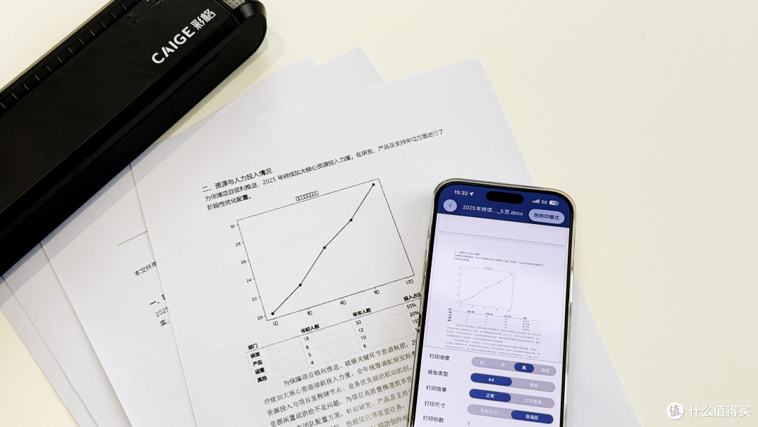 678g超轻便携 彩格TR800便携式A4打印机重新定义移动办公