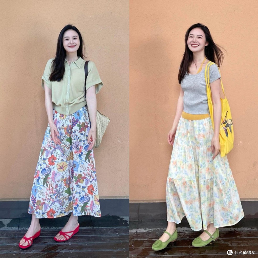 今年半身裙流行:穿长不穿短,试试这几个穿搭,穿出时髦高级感!