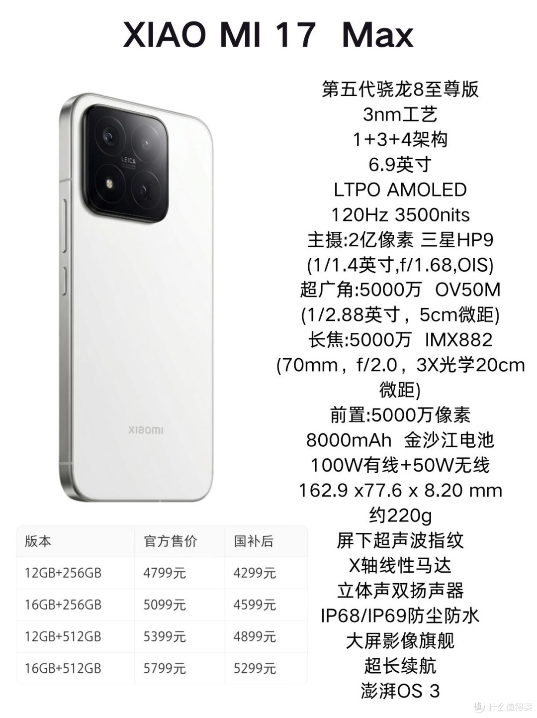 小米17 Max终于来了!大屏旗舰这次真的狠✨