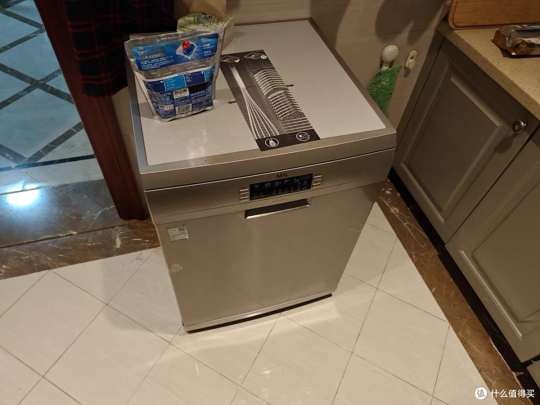 【价保618】AEG 52910 两用洗碗机,卫星喷淋+自动开门烘干!