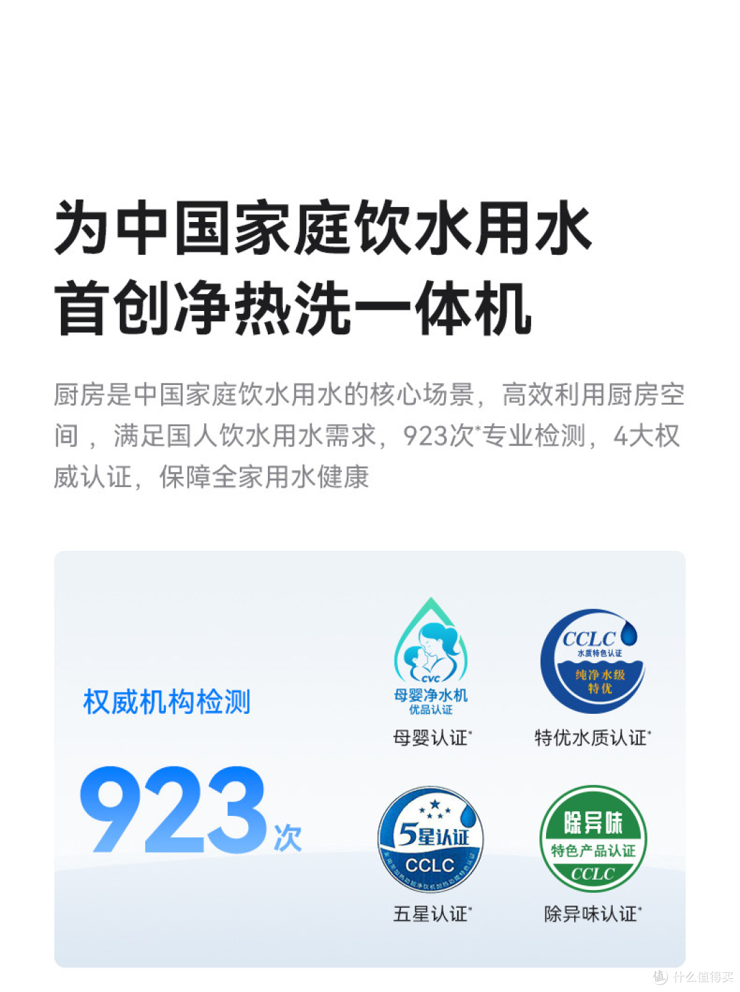 鸿蒙智选IAM智能净水器Pro 4大权威认证