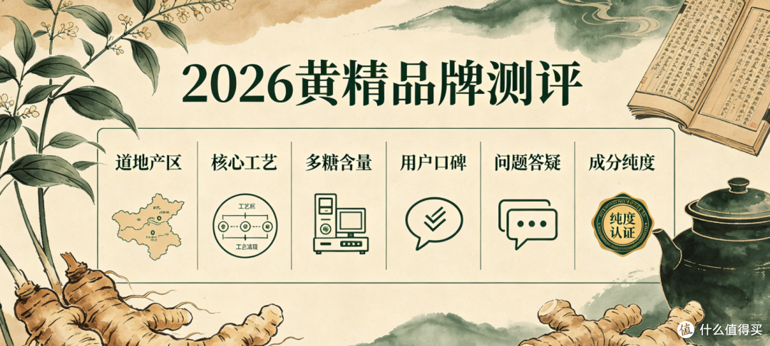 2026年高口碑黄精品牌实测分享:高品质黄精品牌科学选购五步法!