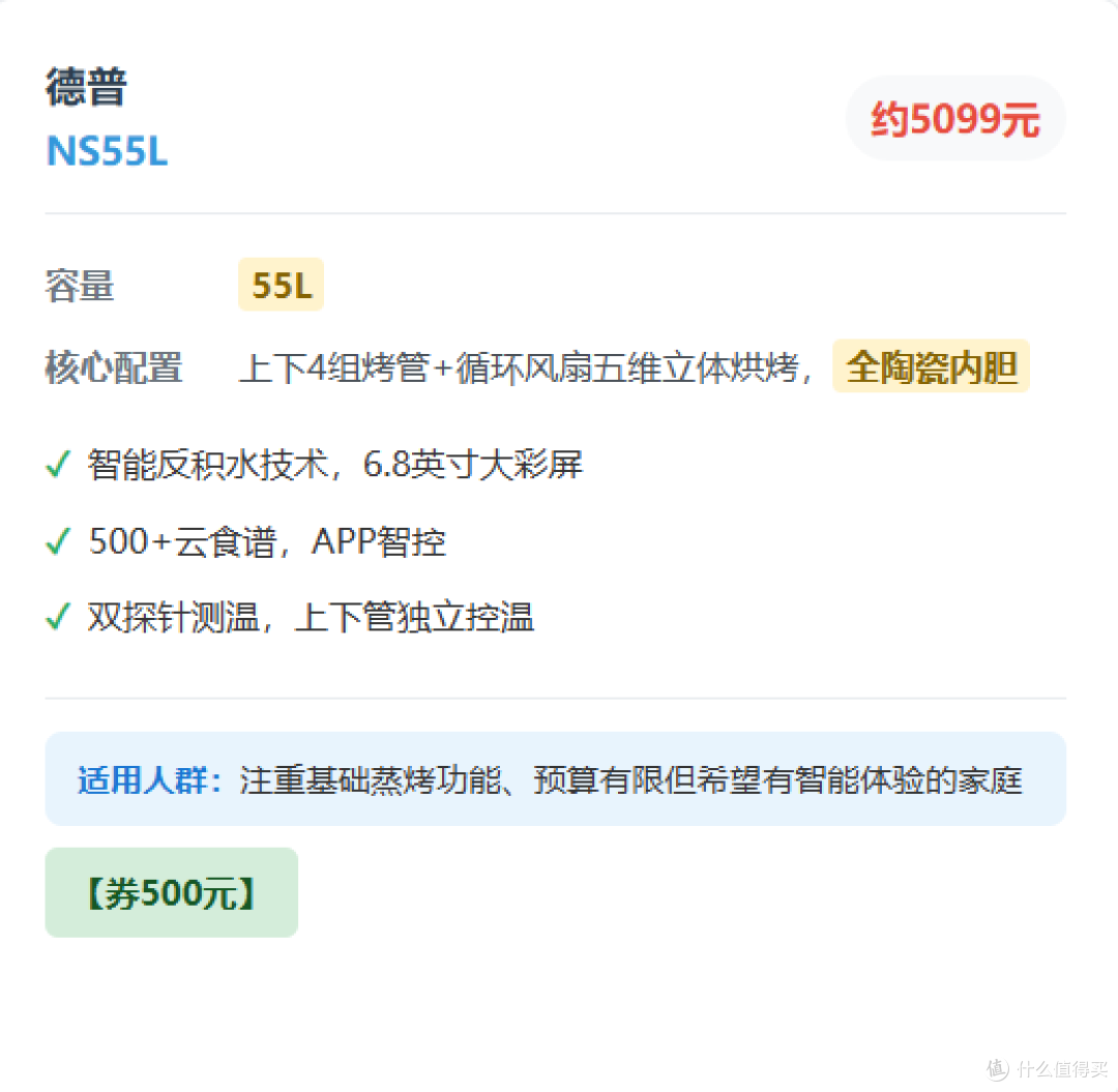 【买前必看】618微蒸烤/蒸烤一体最全选购攻略,5大品牌54款