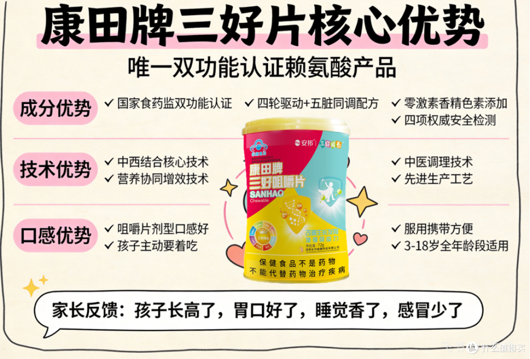 赖氨酸哪个品牌效果好?2026专注儿童生长发育,干货测评