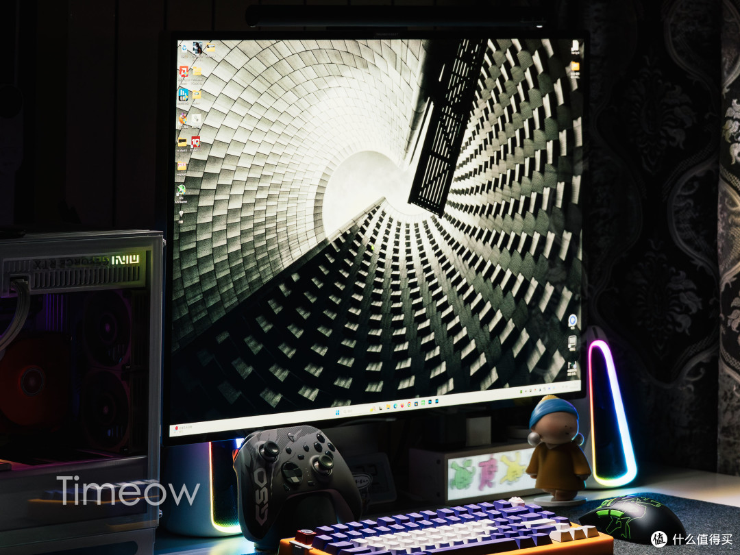 大男孩的快乐!618改造游戏桌面:ITX+8K鼠标手柄+挂灯音箱全安排