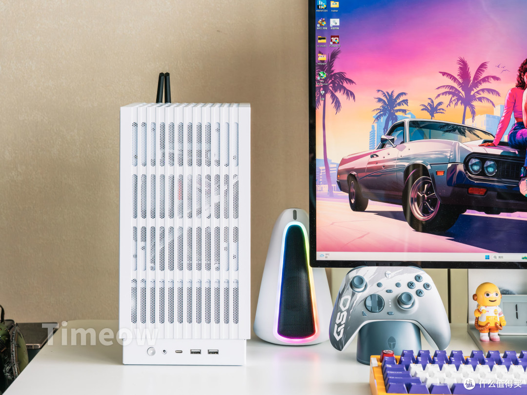 大男孩的快乐!618改造游戏桌面:ITX+8K鼠标手柄+挂灯音箱全安排