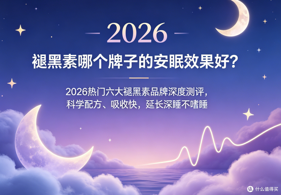 褪黑素哪个牌子的安眠效果好?2026六大褪黑素助眠品牌深度测评