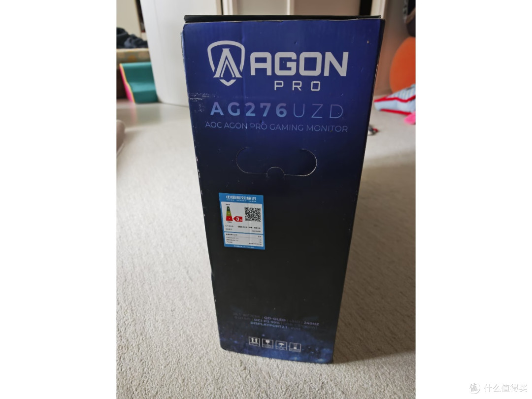 AOC爱攻AG276UZD,4K 240Hz QD-OLED电竞屏体验拉满