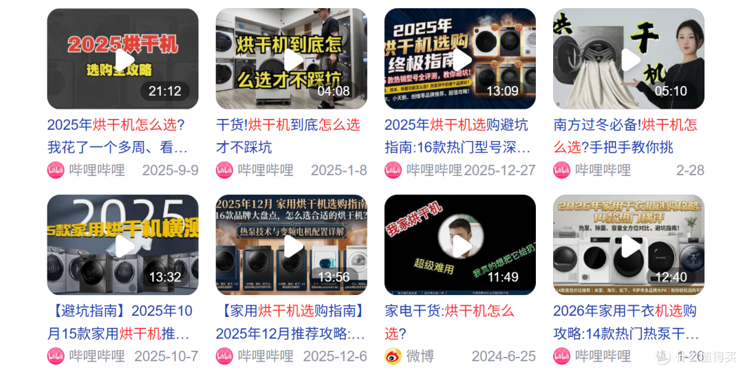 烘干机选购避坑|4000-8000价位的烘干机如何选?老王推荐不踩雷