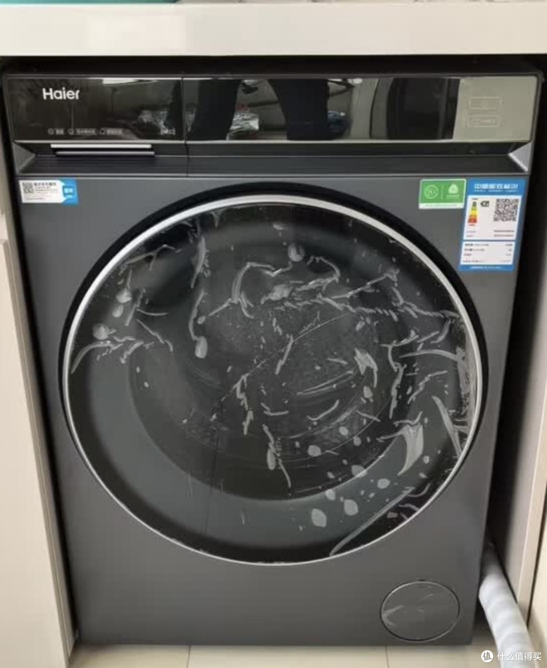 海尔云溪 XQG100-BLEG583HU1,把“出租屋洗衣角”变成治愈小天地