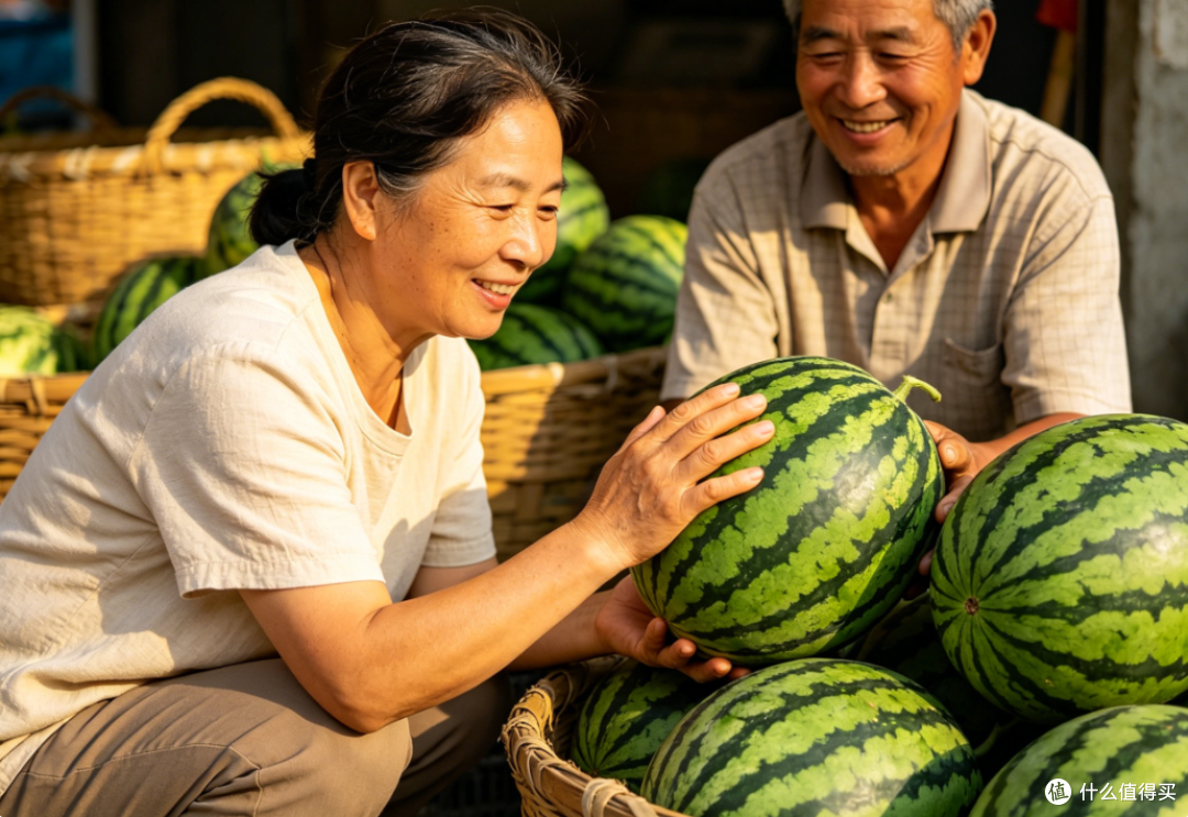夏天买西瓜总踩雷?学会这几招,次次挑出皮薄汁甜的好瓜
