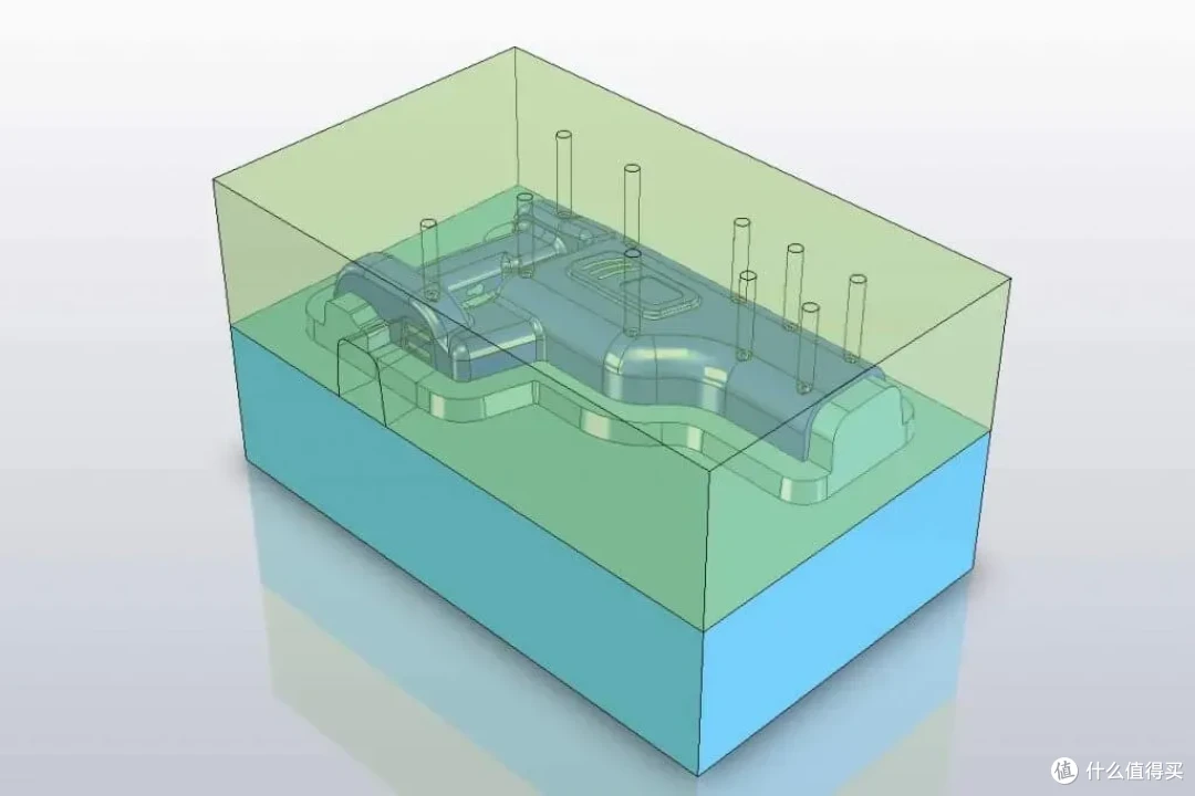 使用 SOLIDWORKS 创建模具型芯与型腔