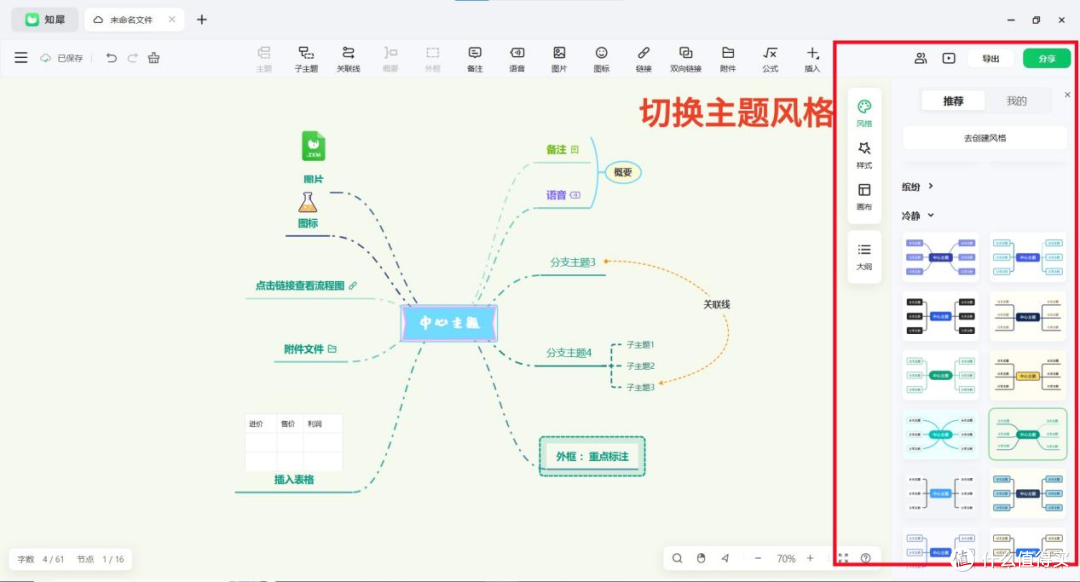 知犀思维导图使用教程，效率提升必备