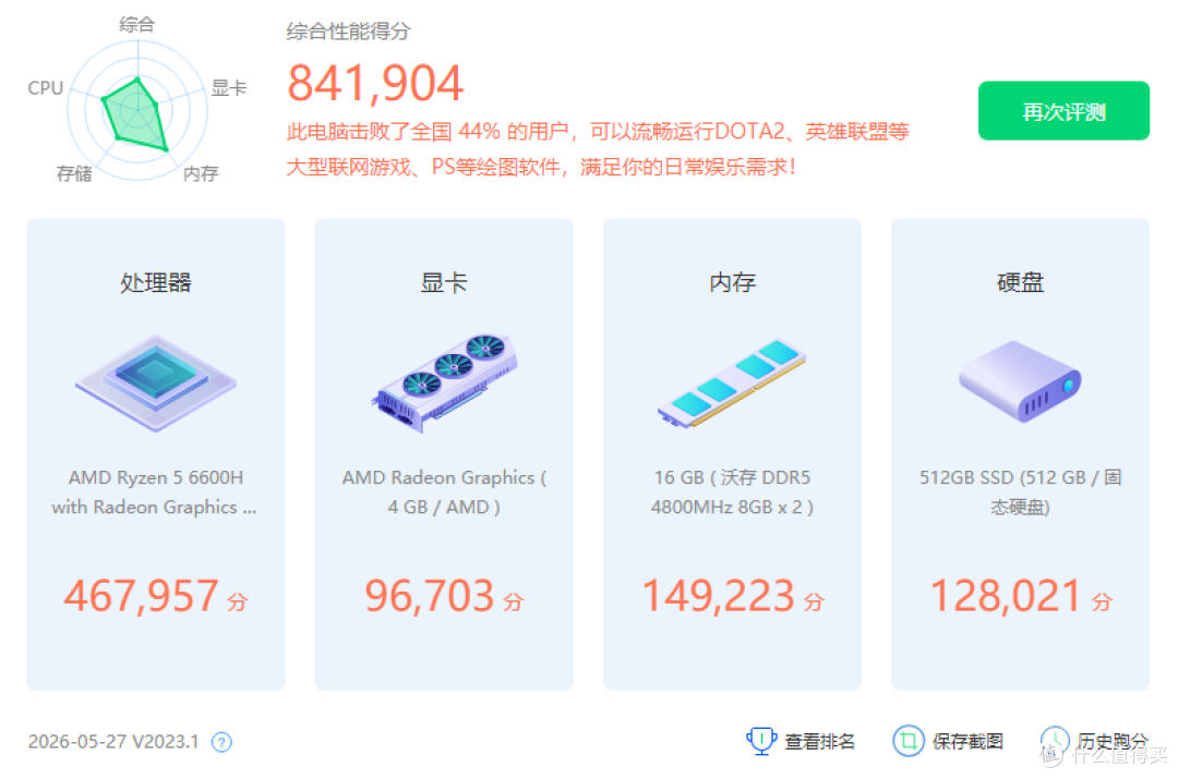 666的6600H迷你主机,AMD超威卓越非常YES