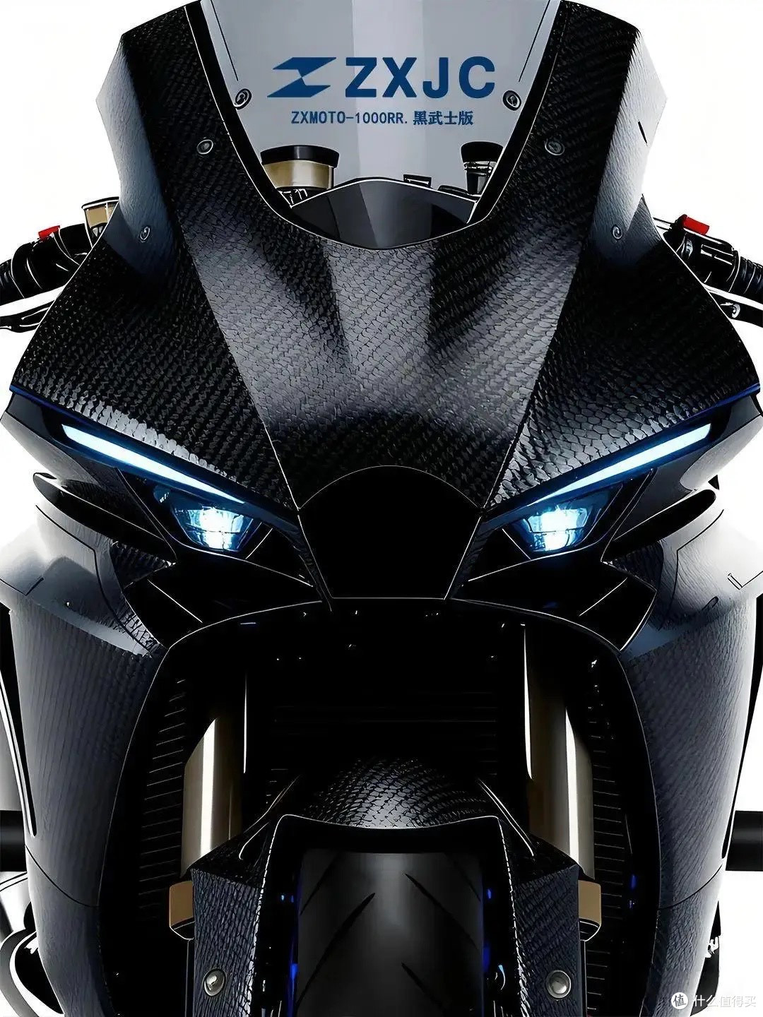 全碳终极形态!ZXMOTO 1000RR黑武士,空气动力学套件!