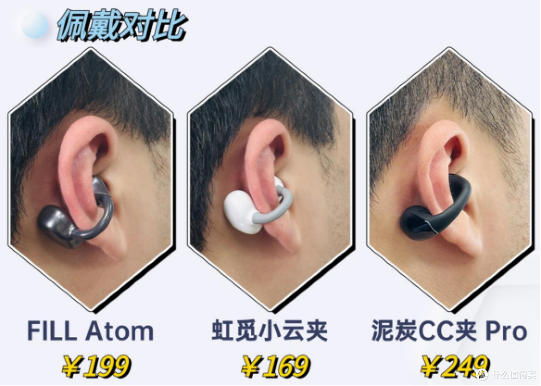 虹觅FILL泥炭耳机实测对比!三款性价比耳夹式耳机哪款更好?