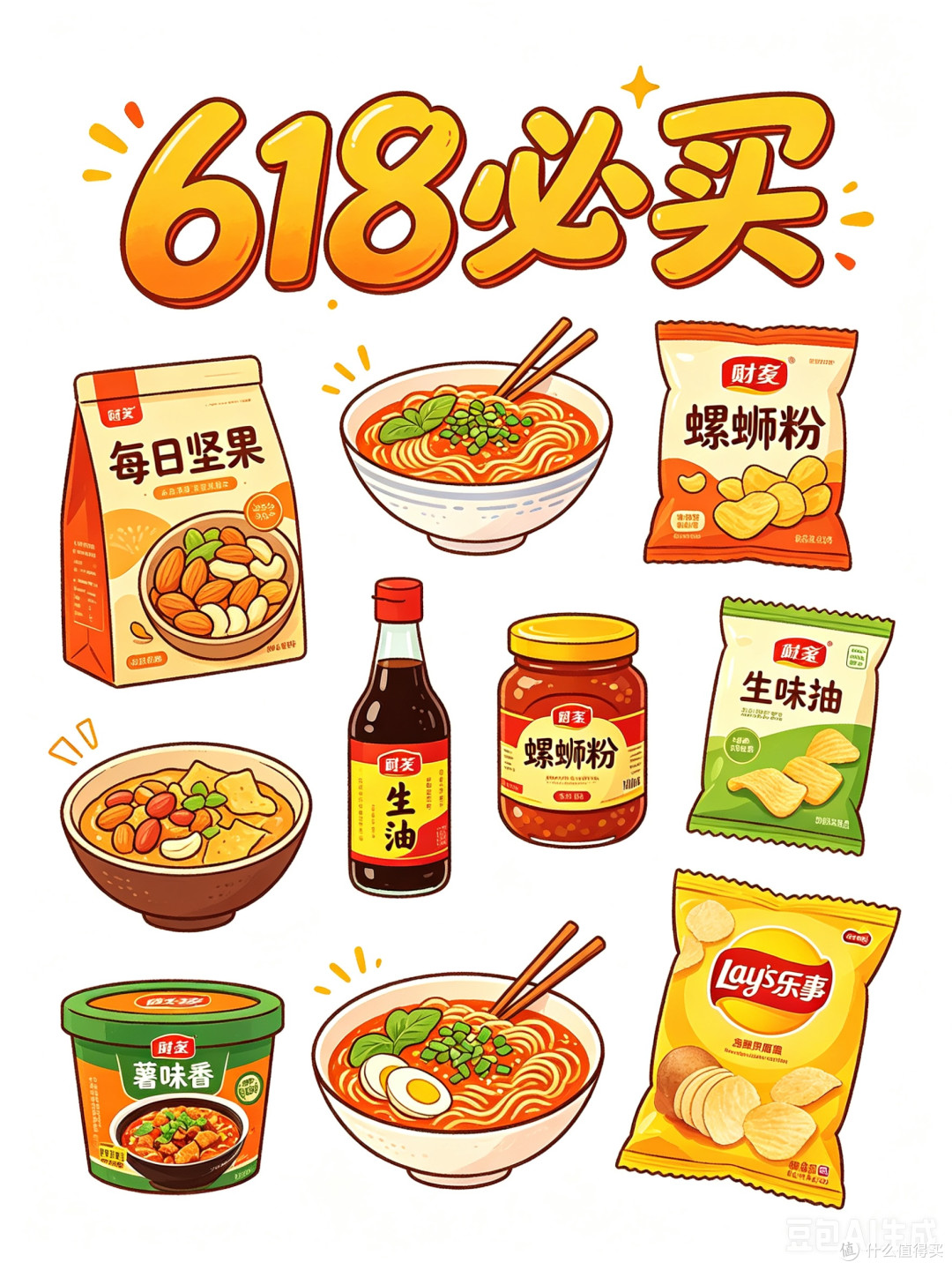 618零食速食调味品囤货指南