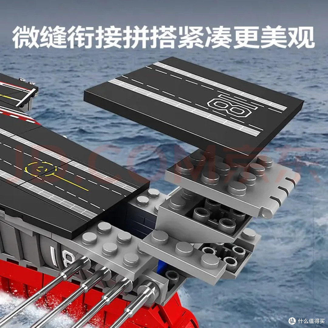 六一送礼优选:森宝福建舰积木,不止玩具更是情怀好物