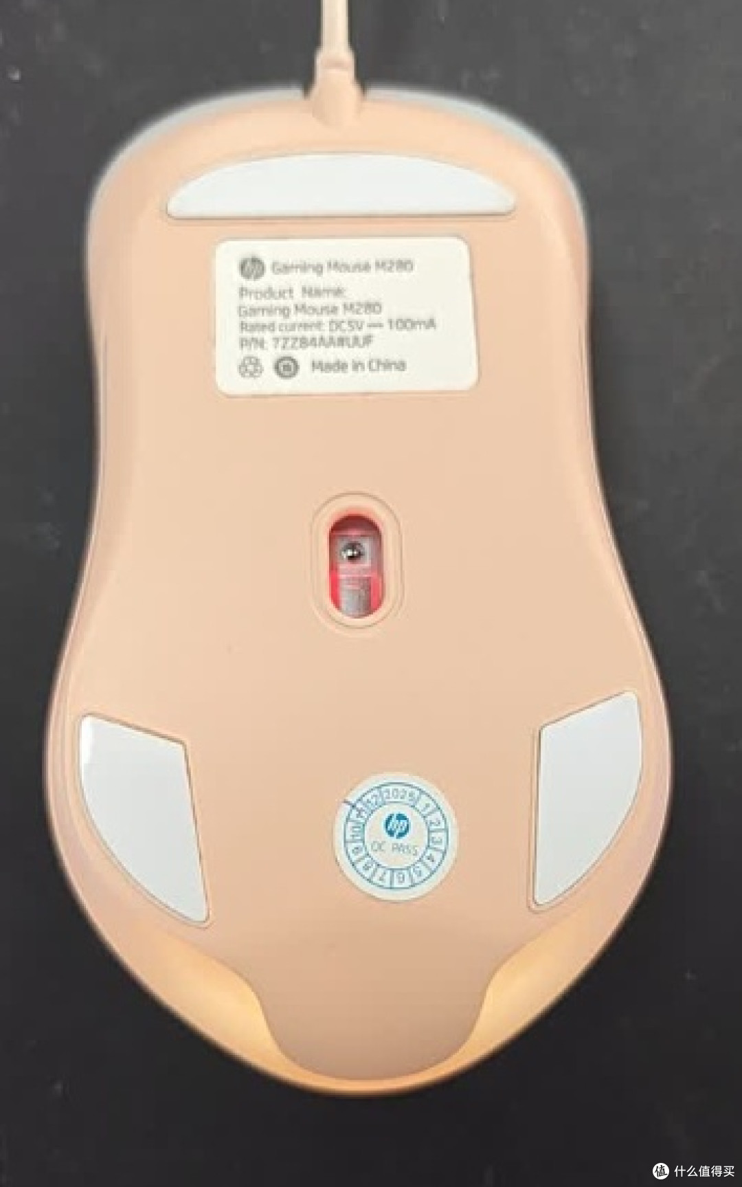 惠普M280奶茶色鼠标,颜值与实力双在线