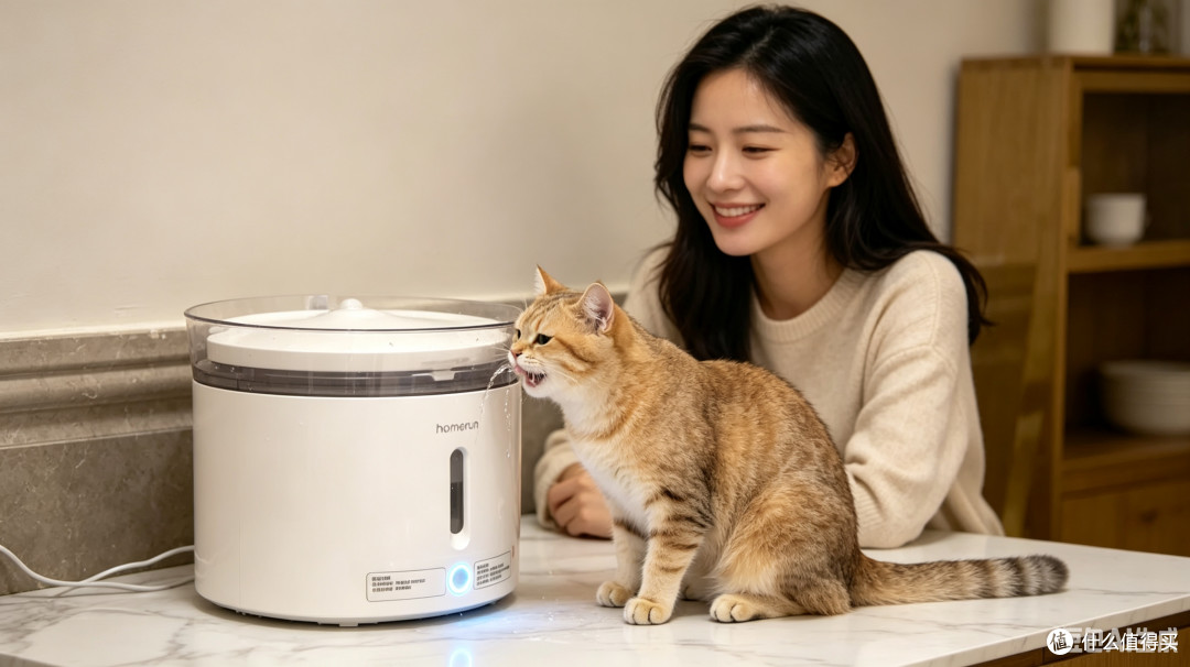 拒绝“死水”与“噪音”——霍曼饮水机,让我家猫从此爱上喝水