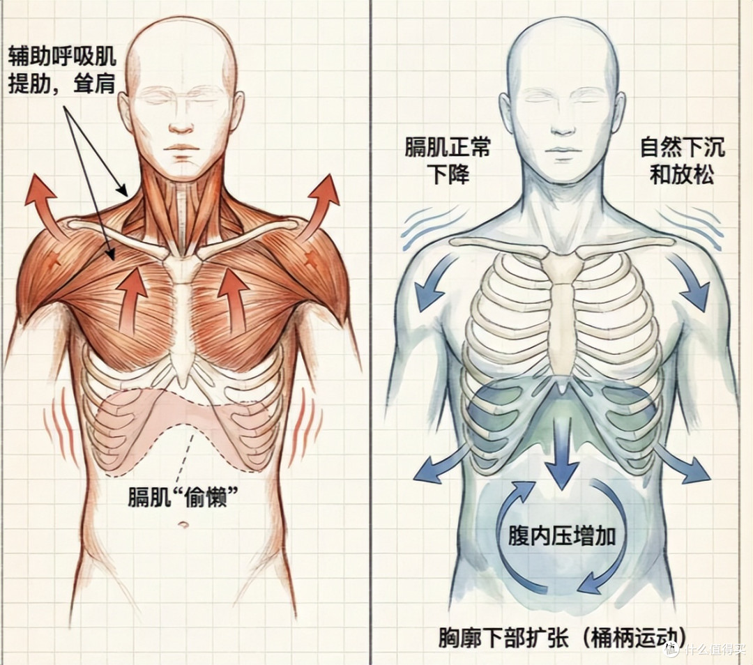 肩颈越拉越紧？10分钟呼吸+拉伸，胸廓沉下来，脖子松快了