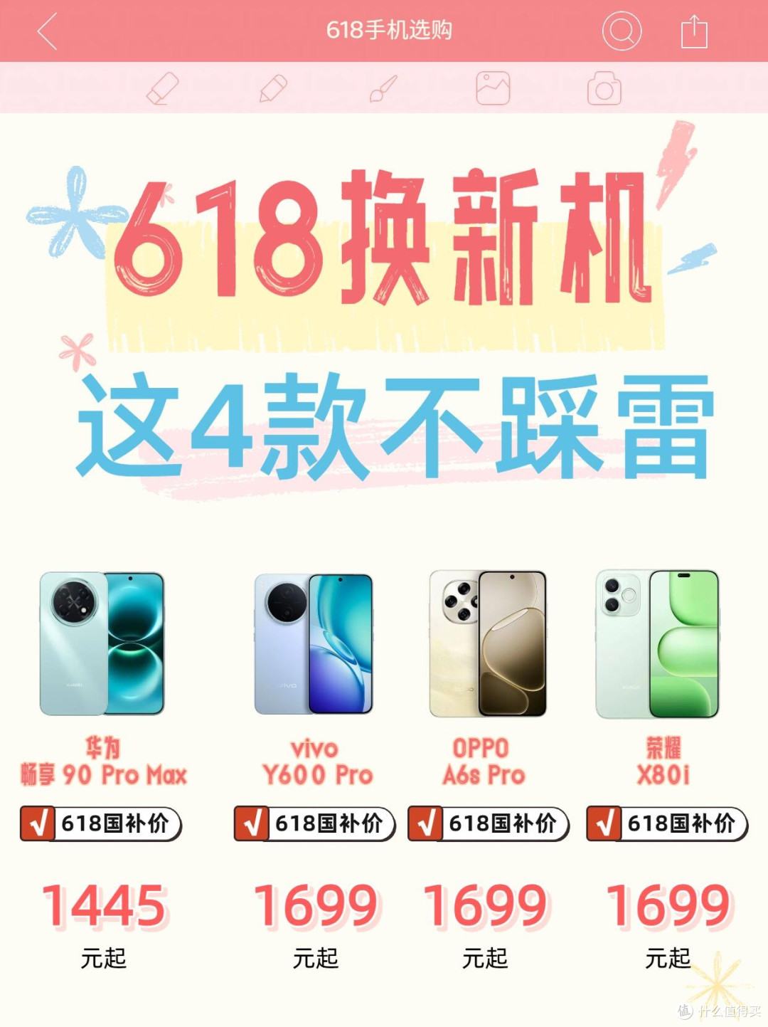 千元机闭眼入｜这4款不踩雷真香机✨