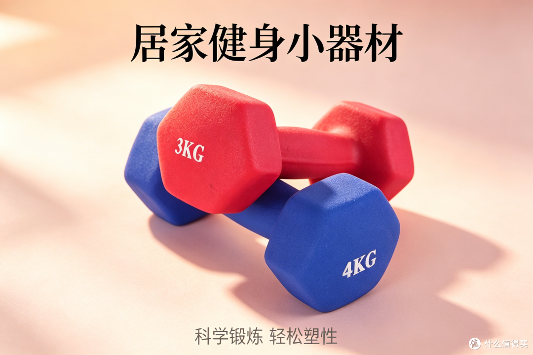 居家健身刚需好物|百元内搞定静音浸塑哑铃,新手不踩坑