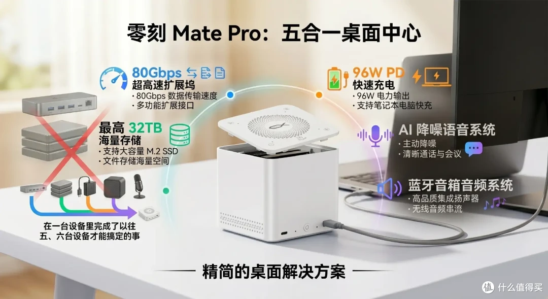 五大功能加持、桌面效率革命:零刻Mate Pro使用分享
