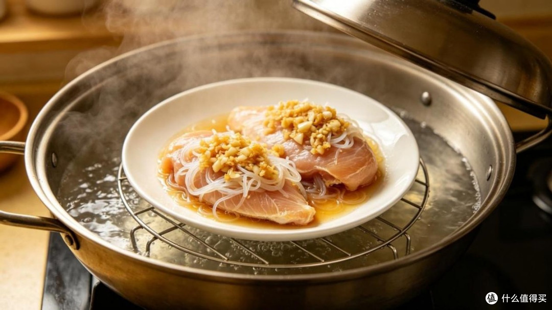 鸡胸肉别再炒着吃了,这样蒸一蒸,嫩滑入味全家都爱吃