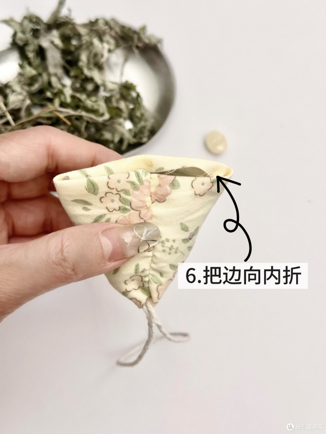 手作艾草香囊,端午的温柔