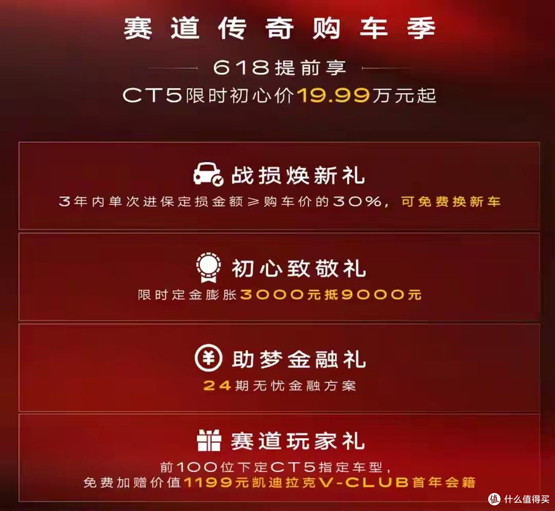 凯迪拉克CT5限时售价下调至19.99万元起，刷新“大后超”价格纪录